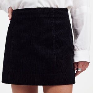 BRAND NEW Alexa Chung for Madewell Corduroy Mini Skirt in Size 00